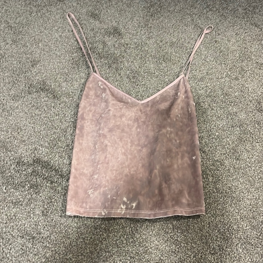 Silky pink top